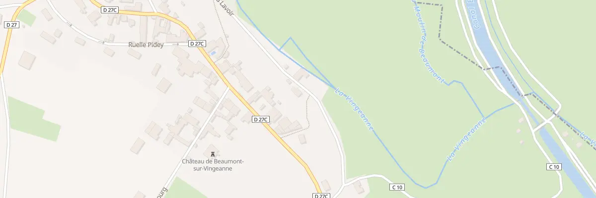 Plan du 4 Rue du Lavoir à Beaumont-sur-Vingeanne