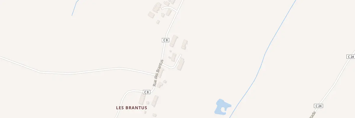 Plan du 581 Rue des Brantus à Chapelle-Voland