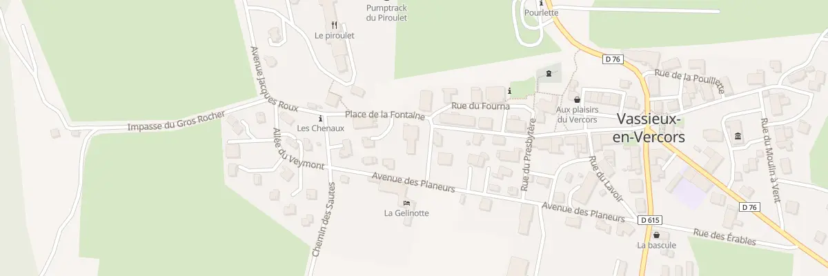 Plan du 7 Pl de la Fontaine à Vassieux-en-Vercors
