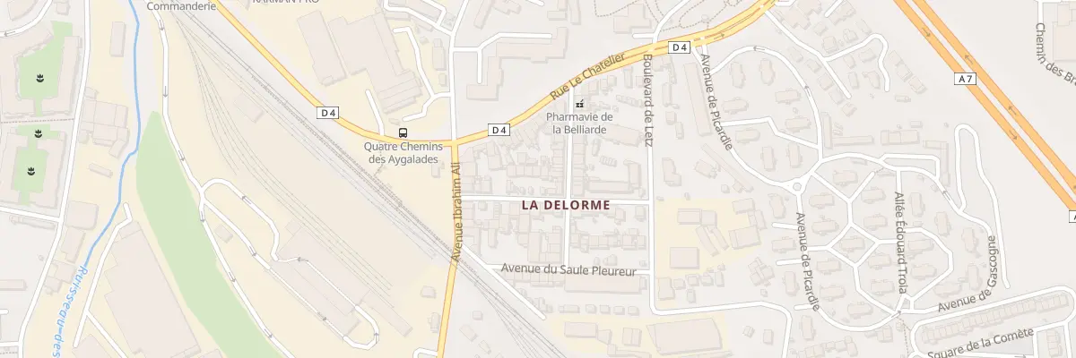 Plan du 13 Rue marcel roman à Marseille 15e Arrondissement