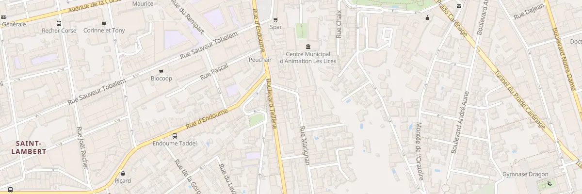 Plan du 6 Rue marignan à Marseille 7e Arrondissement