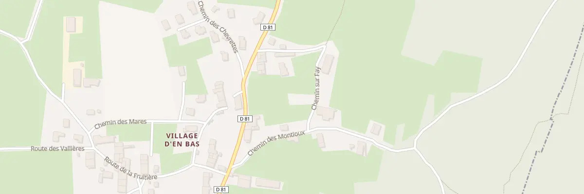 Plan du 50 Che sur Fay à Ramasse