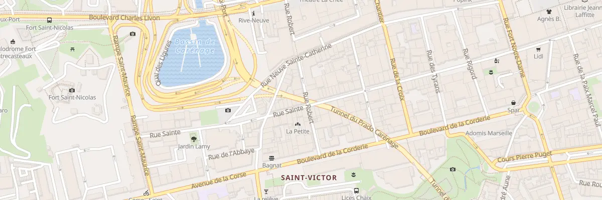 Plan du 122 Rue sainte à Marseille 7e Arrondissement