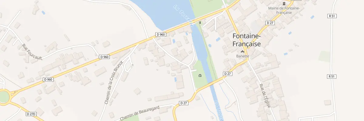 Plan du 9 Rue de Berthaut à Fontaine-Française