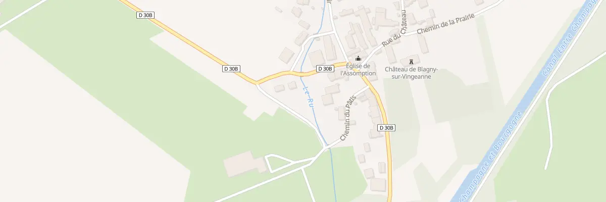 Plan du 5075 Rte de Mirebeau à Blagny-sur-Vingeanne