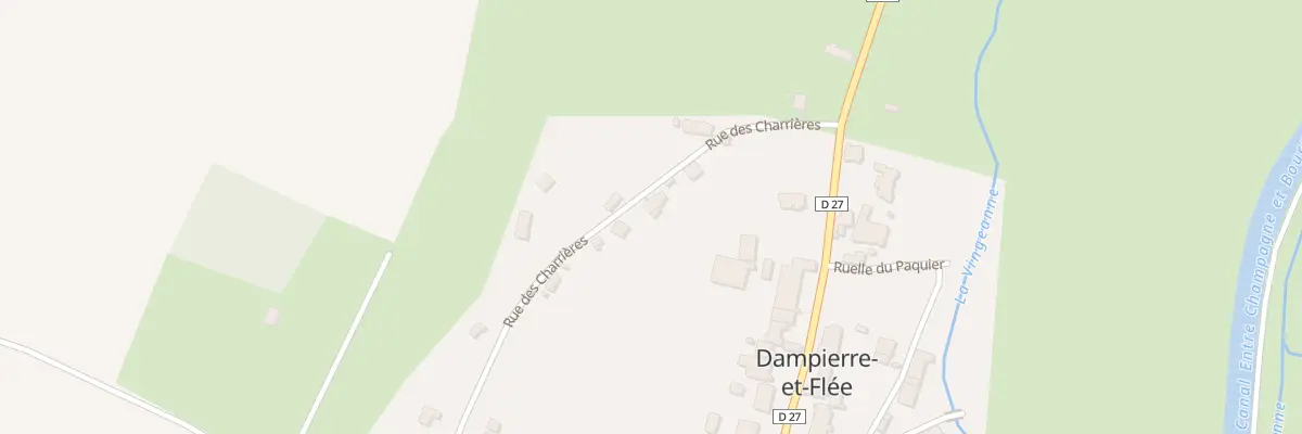 Plan du 9 Rue des Charrières à Dampierre-et-Flée