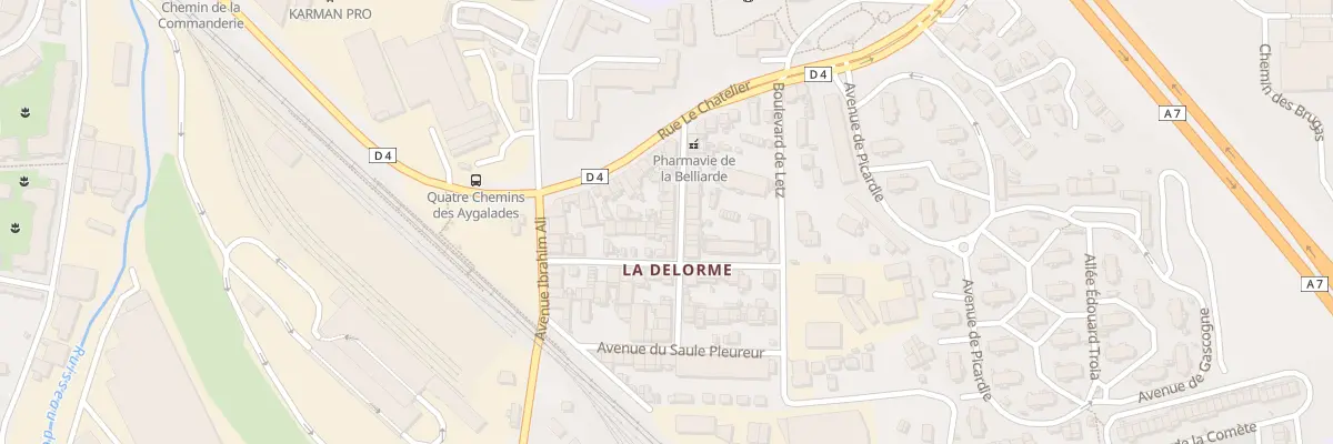 Plan du 16 Bd La Belliarde à Marseille 15e Arrondissement