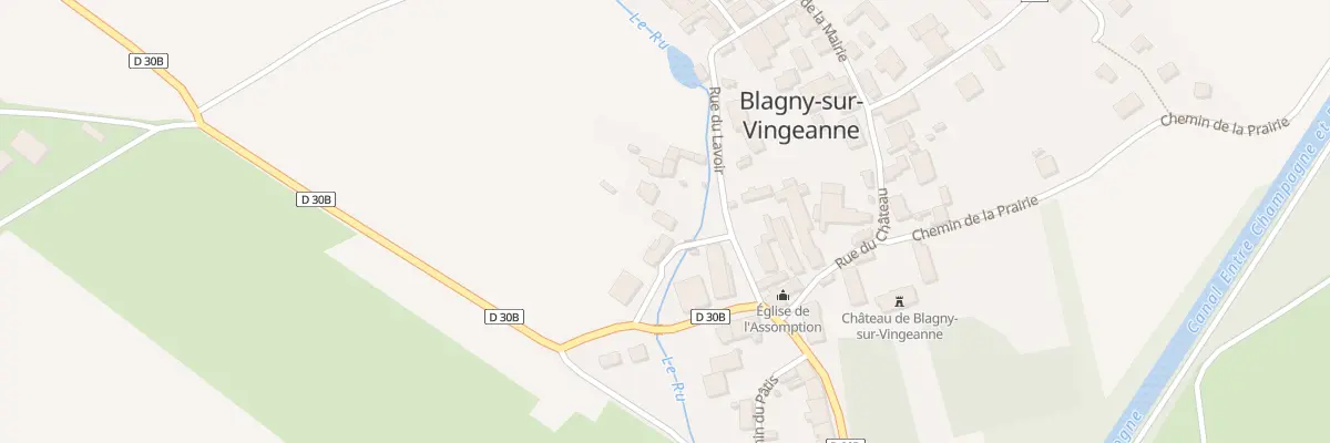 Plan du 5 Rue du Lavoir à Blagny-sur-Vingeanne