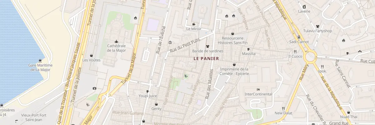 Plan du 41 Rue du panier à Marseille 2e Arrondissement