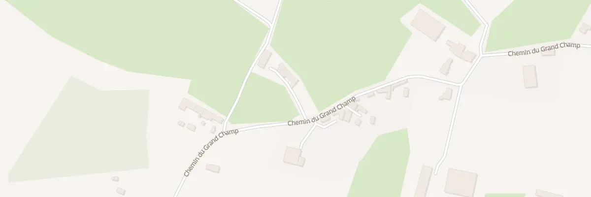 Plan du 742 Che du Grand-Champ à Bizonnes