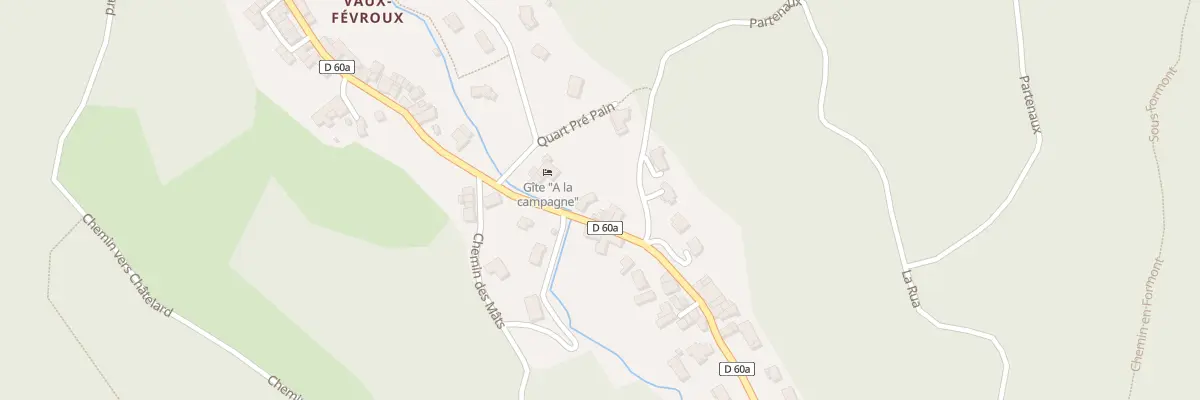 Plan du 595 Rue Principale Vaux Fevroux à Vaux-en-Bugey