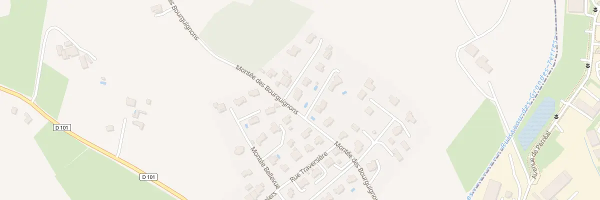 Plan du 500 Mte des Bourguignons à Gargas