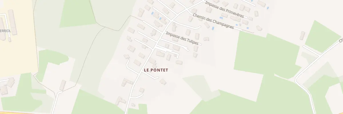 Plan du 238A Che des Champagnes à Salagnon