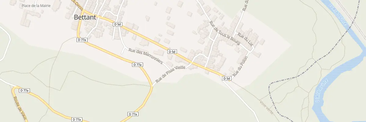 Plan du 415 Rte de Torcieu à Bettant