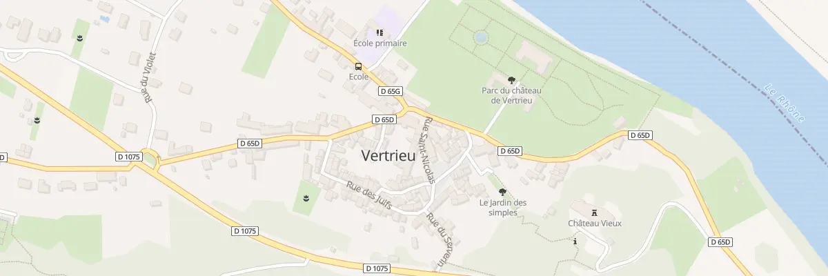 Plan du 11 Rue St Nicolas à Vertrieu