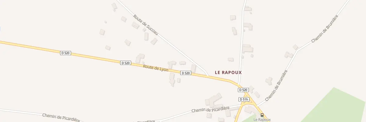Plan du 7 Rte de Succieu à Biol