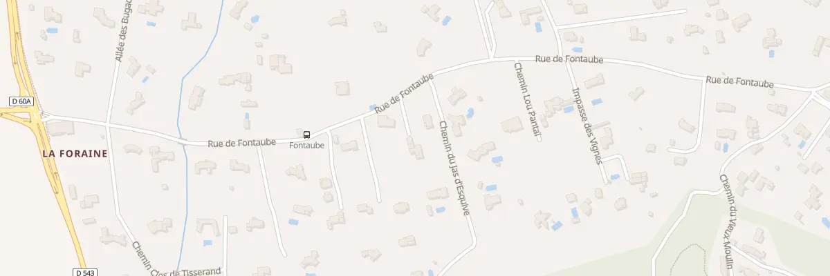 Plan du 681 Rte de Fontaube à Cabriès