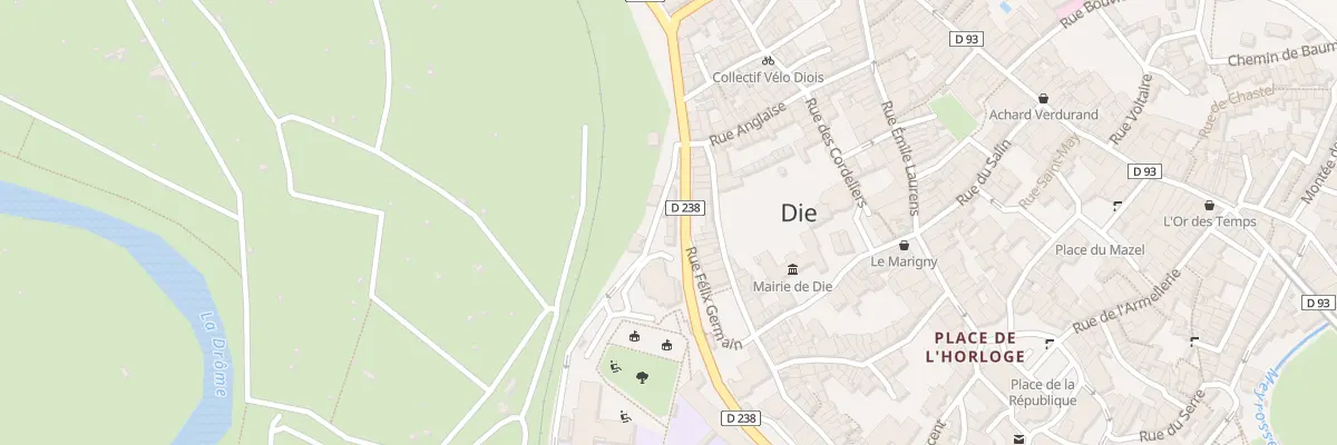 Plan du 4B Bd des Ursulines à Die