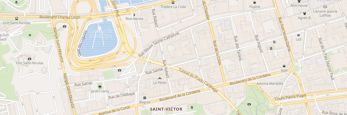 Plan du 114 Rue sainte à Marseille 7e Arrondissement
