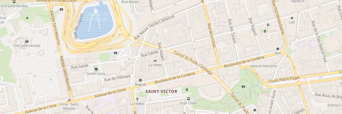 Plan du 131 Rue sainte à Marseille 7e Arrondissement