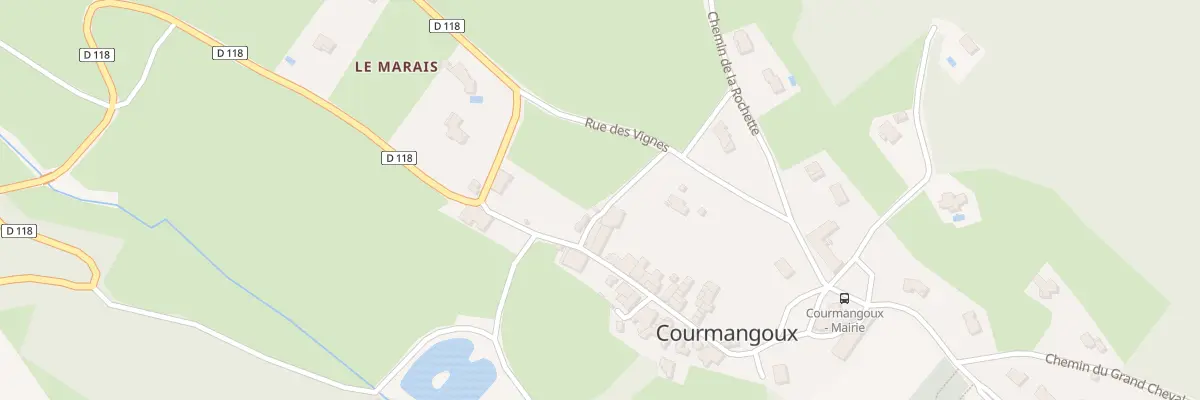 Plan du 236 Rue des Cavets à Courmangoux