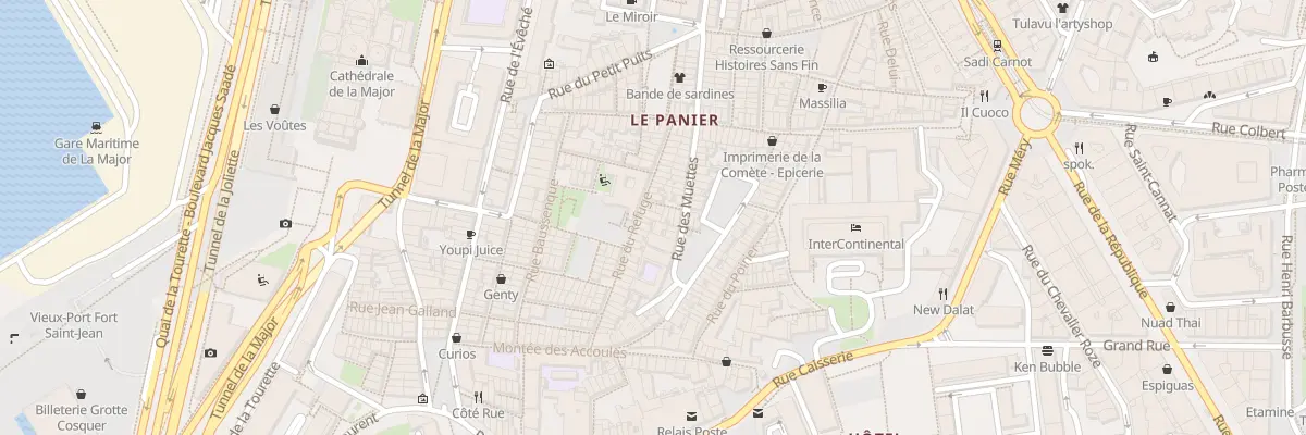 Plan du 40 Rue du refuge à Marseille 2e Arrondissement