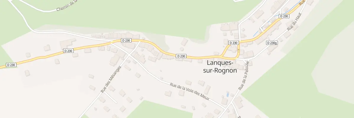 Plan du 11 Rue de la Bergerie à Lanques-sur-Rognon