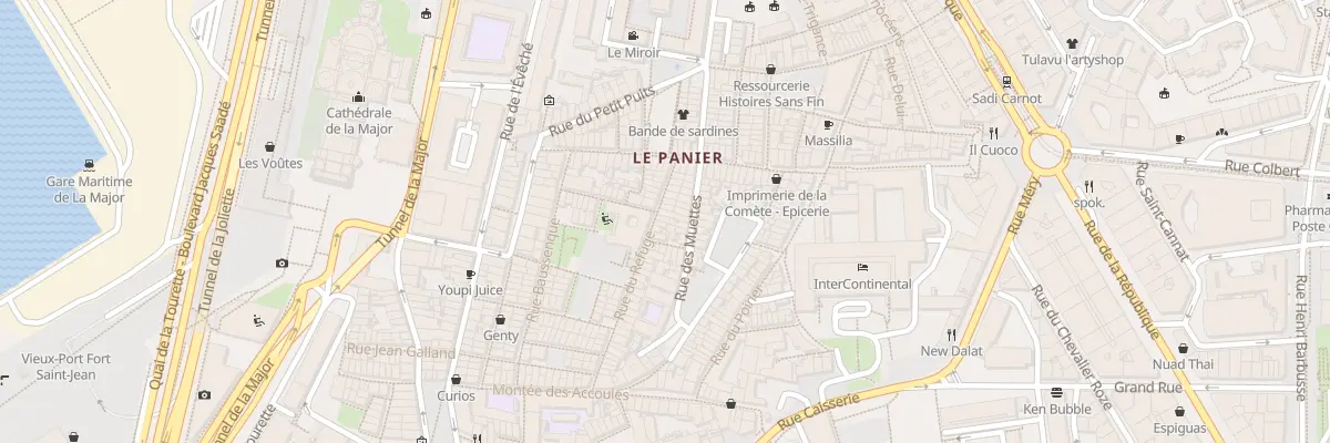 Plan du 48 Rue du refuge à Marseille 2e Arrondissement