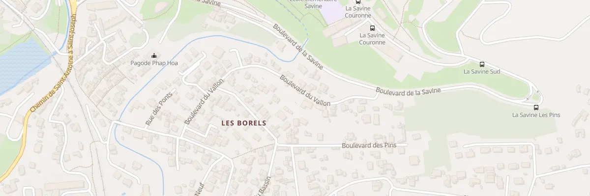 Plan du 50 Bd du Vallon à Marseille 15e Arrondissement