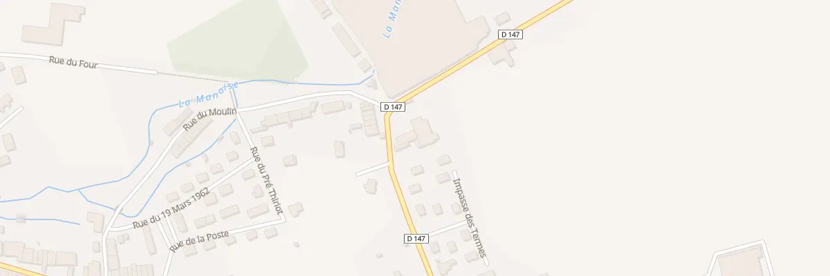 Plan du 12 Rue de la Forge à Manois
