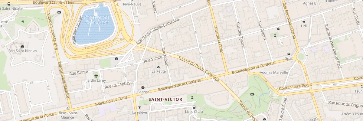Plan du 129A Rue sainte à Marseille 7e Arrondissement