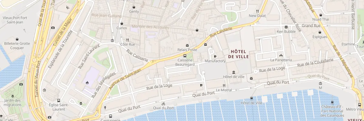 Plan du 17 Rue caisserie à Marseille 2e Arrondissement