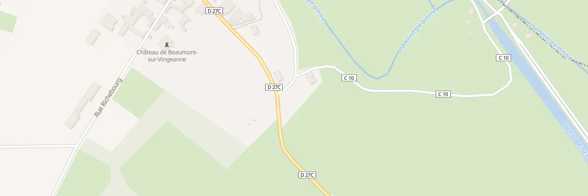 Plan du 2 Che des Pres à Beaumont-sur-Vingeanne