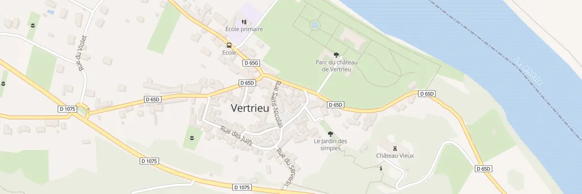 Plan du 36 Rue du Raz Buisson à Vertrieu