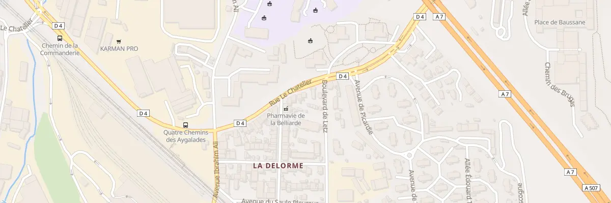 Plan du 112 Rue le chatelier à Marseille 15e Arrondissement