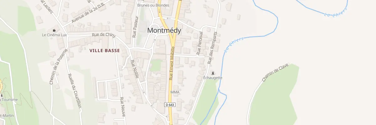 Plan du 2B Rue du Lieutenant Mingal à Montmédy
