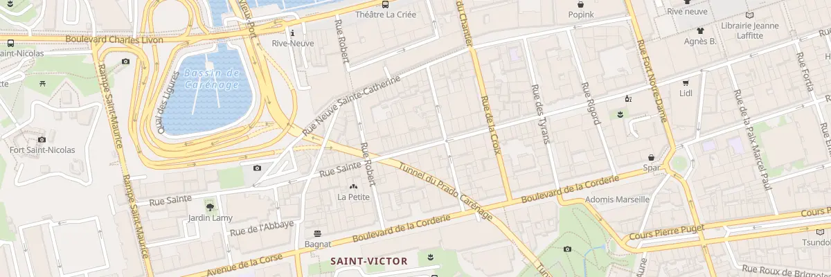 Plan du 108 Rue sainte à Marseille 7e Arrondissement