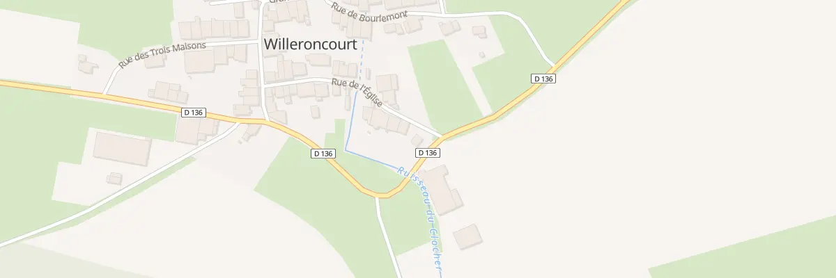 Plan du 5 Rte de Nancois à Willeroncourt