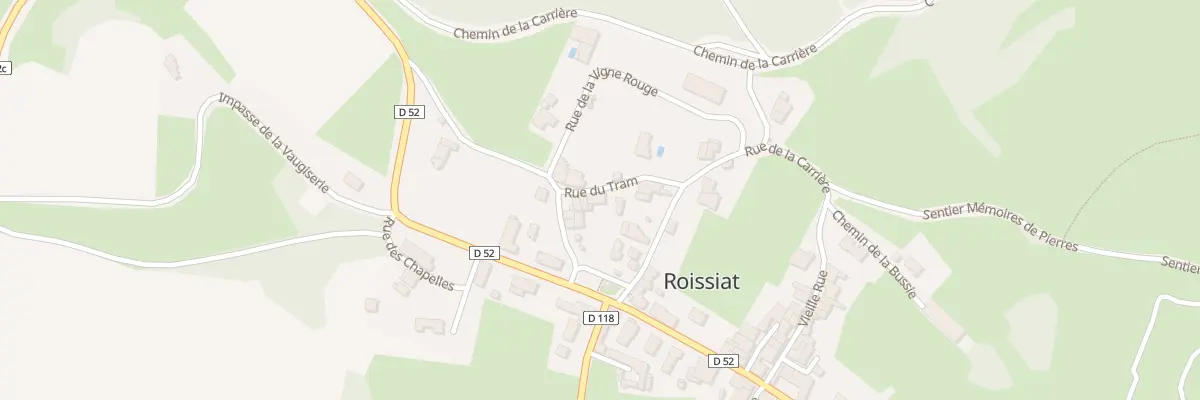 Plan du 195 Rue du Tram à Courmangoux