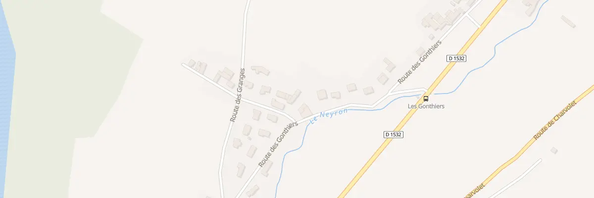 Plan du 492 Rte des Gonthiers à Izeron