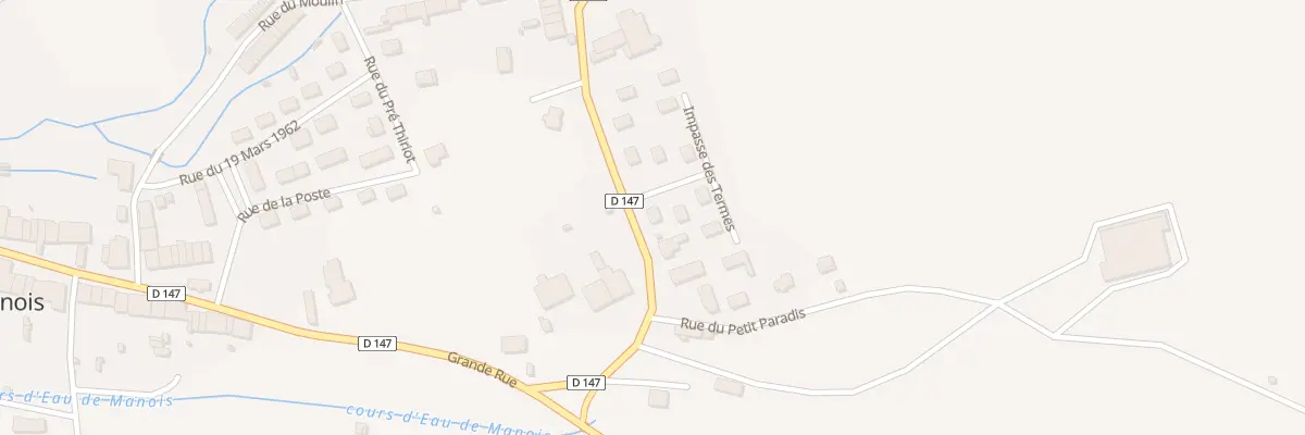 Plan du 4 Rue de la Forge à Manois