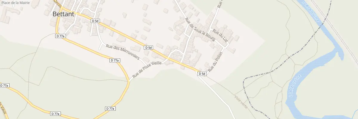 Plan du 465 Rte de Torcieu à Bettant
