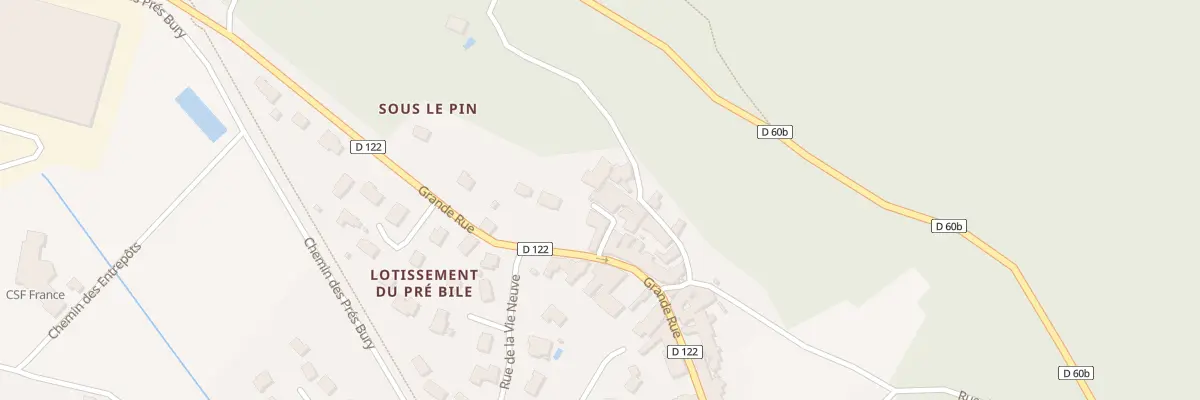 Plan du 1 Imp de Collonges à Saint-Sorlin-en-Bugey