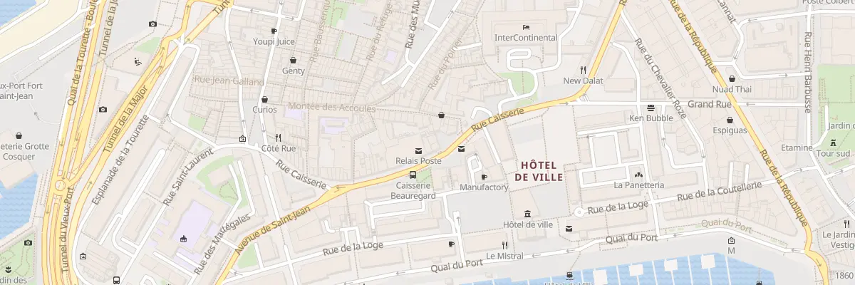 Plan du 14 Rue caisserie à Marseille 2e Arrondissement
