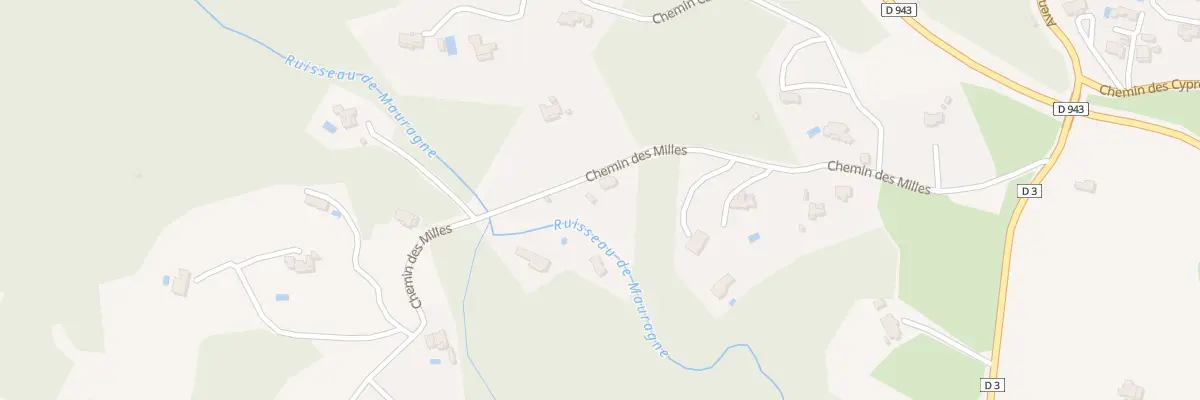 Plan du 423 Che des Milles à Apt