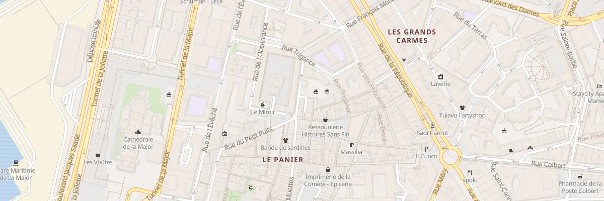 Plan du 9 Rue saint mathieu à Marseille 2e Arrondissement