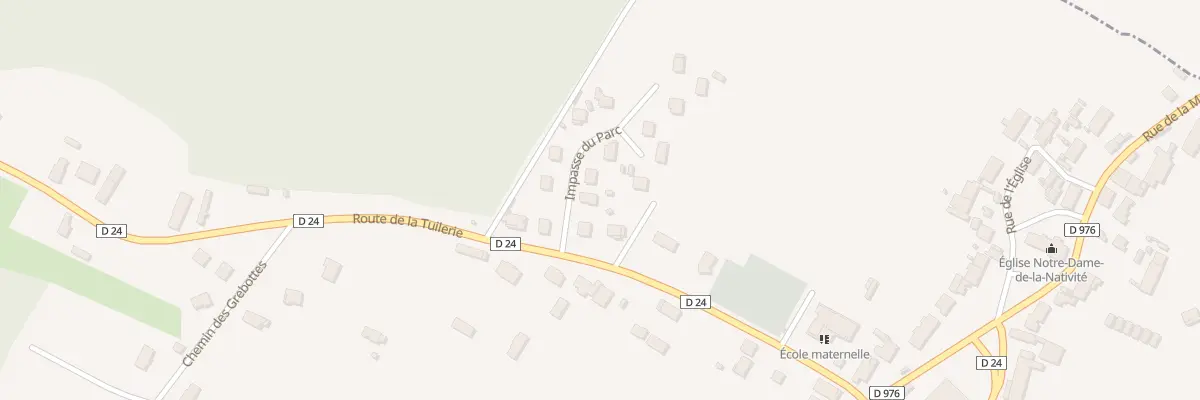Plan du 4 Imp du Parc à Athée