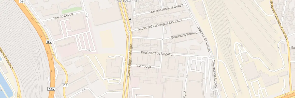 Plan du 9 Bd de Magallon à Marseille 15e Arrondissement