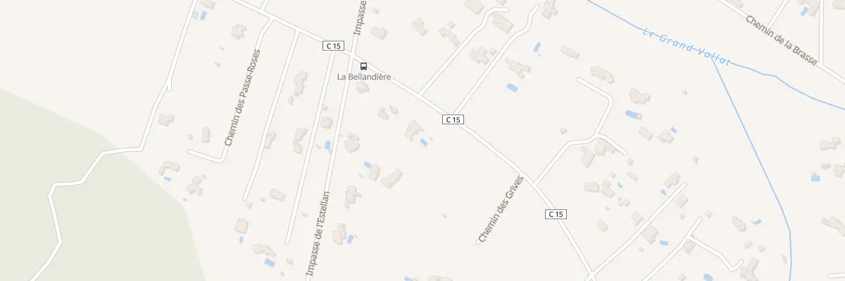Plan du 1055 Rue Bellaud de la Bellaudiere à Cabriès