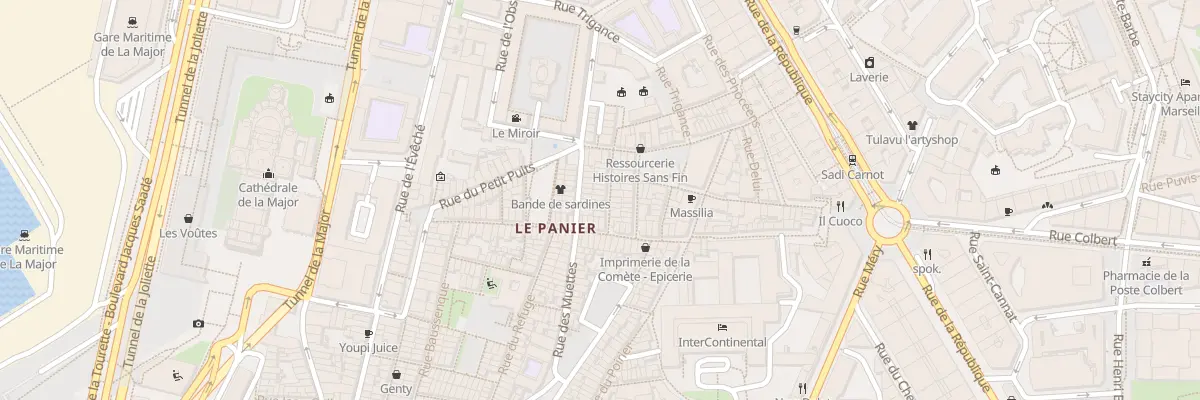 Plan du 9 Rue des cordelles à Marseille 2e Arrondissement
